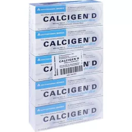 CALCIGEN D 600 mg/400 I.E. brusetabletter, 50 stk