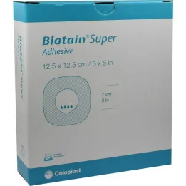 Biatain Super selvklebende Superabs.12,5x12,5 cm, 10 stk