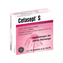 CEFASEPT S Injeksjonsløsning, 10 stk