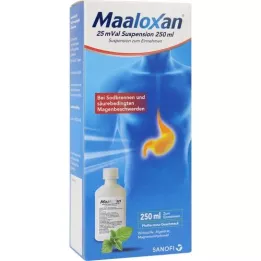 MAALOXAN 25 MVAL Suspensjon, 250 ml