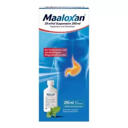 MAALOXAN 25 mVal suspensjon, 250 ml