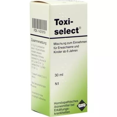 TOXISELECT dråper, 30 ml