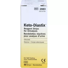 KETO DIASTIX Teststripe, 50 stk