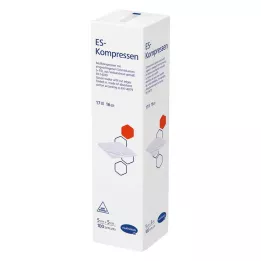 ES-KOMPRESSEN Unsteril 5x5 cm 16 ganger, 100 stk