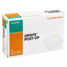 OPSITE Post-OP 8.5x9.5 cm Association Individuelt steril, 20x1 stk