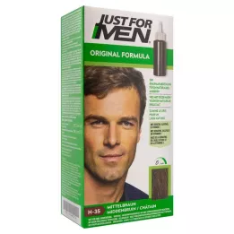JUST for menn som toner sjampo mellombrun, 60 ml