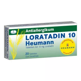 LORATADIN 10 Heumann tabletter, 20 stk
