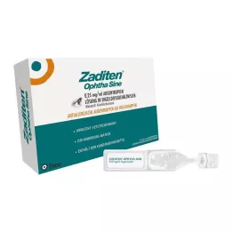 ZADITEN ophtha sine 0,25 mg/ml øyedråper enkeltdose, 20 stk