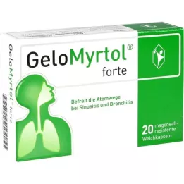 GELOMYRTOL Forte gastrisk -resistente myke kapsler, 20 stk