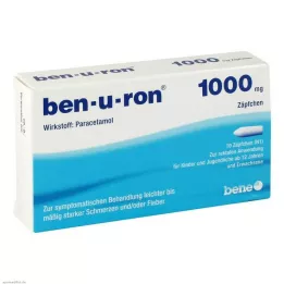 BEN-U-RON 1000 mg stikkpiller, 10 stk