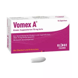 VOMEX A Barnestikkpiller 70 mg forte, 10 stk