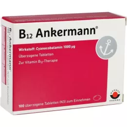 B12 ANKERMANN Overskytende tabletter, 100 stk