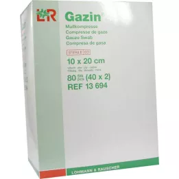 GAZIN Gasbind komp.10x20 cm steril 12-lags, 40X2 stk