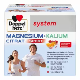DOPPELHERZ Magnesium+Kaliumsitratsystem granulat, 40 stk