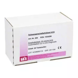SCHWANGERSCHAFTS-FRÜHTEST hCG teststrimler urin, 20 stk