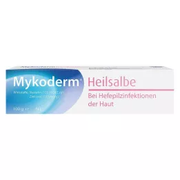 MYKODERM Helbredende salve Nystatin og sinkoksid, 100 g