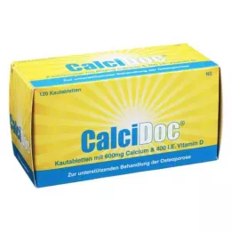 CALCIDOC Tyggetabletter, 120 stk