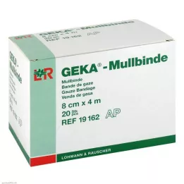 MULLBINDEN GEKA 8 cmx4 m, 20 stk