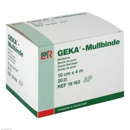 MULLBINDEN GEKA 10 cmx4 m, 20 stk