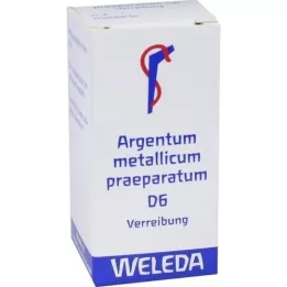 ARGENTUM METALLICUM Praeparatum D 6 Triturasjon, 20 g