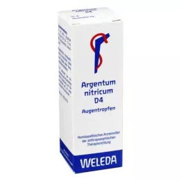 ARGENTUM NITRICUM D 4 Øyedråper, 10 ml