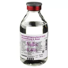 NATRIUMHYDROGENCARBONAT B.Braun 8,4 % glass, 250 ml