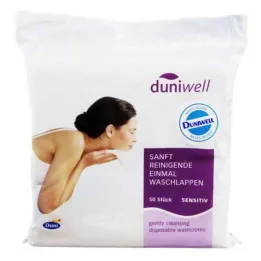 Duniwell engangsvaskekluter, 50 stk