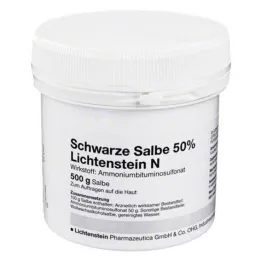 Svart salve 50% Lichtenstein N, 500 g