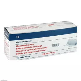 KURZZUGBINDE Cottonelast 10 cmx5 m, 10 stk