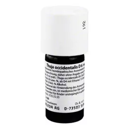 THUJA OCCIDENTALIS D 6 fortynning, 20 ml