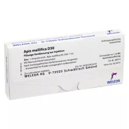 APIS MELLIFICA D 30 Ampoules, 8 stk