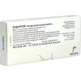 ARGENTIT D 6 Ampoules, 8 stk