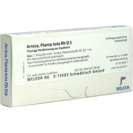 ARNICA PLANTA Tota Rh D 3 ampuller, 8x1 ml