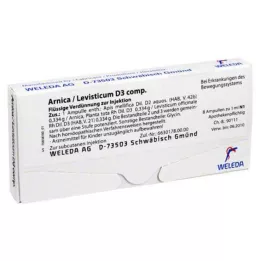 ARNICA/LEVISTICUM D 3 komp. ampuller, 8 stk