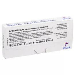 ARNICA RH D 20 ampuller, 8X1ml