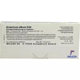 ARSENICUM ALBUM D 30 Ampoules, 8 stk
