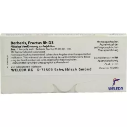 BERBERIS FRUCTUS RH D 3 ampuller, 8x1 ml