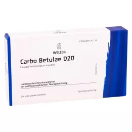 CARBO BETULAE D 20 ampuller, 8X1 ml
