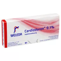 CARDIODORON 0,1 % injeksjonsløsning, 8X1 ml