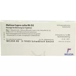 MELISSA CUPRO Culta RH D 2 Ampoules, 8x1 ml