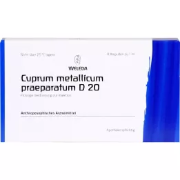 Cuprum Metallicum Praeparatum D20, 8x1 ml