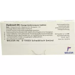 DYSKRASIT D 6 Ampoules, 8x1 ml