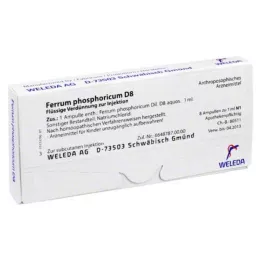 FERRUM PHOSPHORICUM D 8 ampuller, 8X1 ml