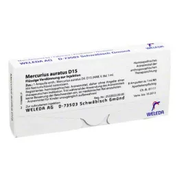 MERCURIUS AURATUS D 15 Ampoules, 8x1 ml