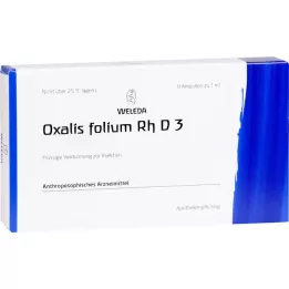 OXALIS FOLIUM RH D 3 ampuller, 8x1 ml