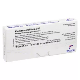 PLUMBUM MELLITUM D 20 ampuller, 8X1 ml