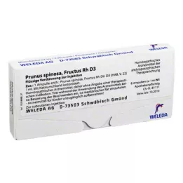 PRUNUS SPINOSA FRUCTUS Rh D 3 ampuller, 8X1 ml