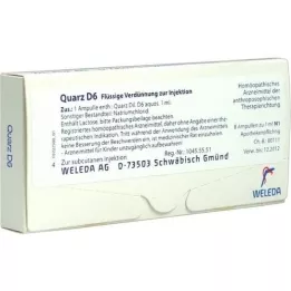 QUARZ D 6 Ampoules, 8x1 ml