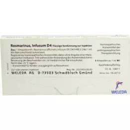 ROSMARINUS D 4 Ampoules, 8x1 ml