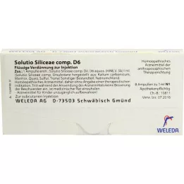 SOLUTIO SILICEAE comp.D 6 ampuller, 8X1 ml